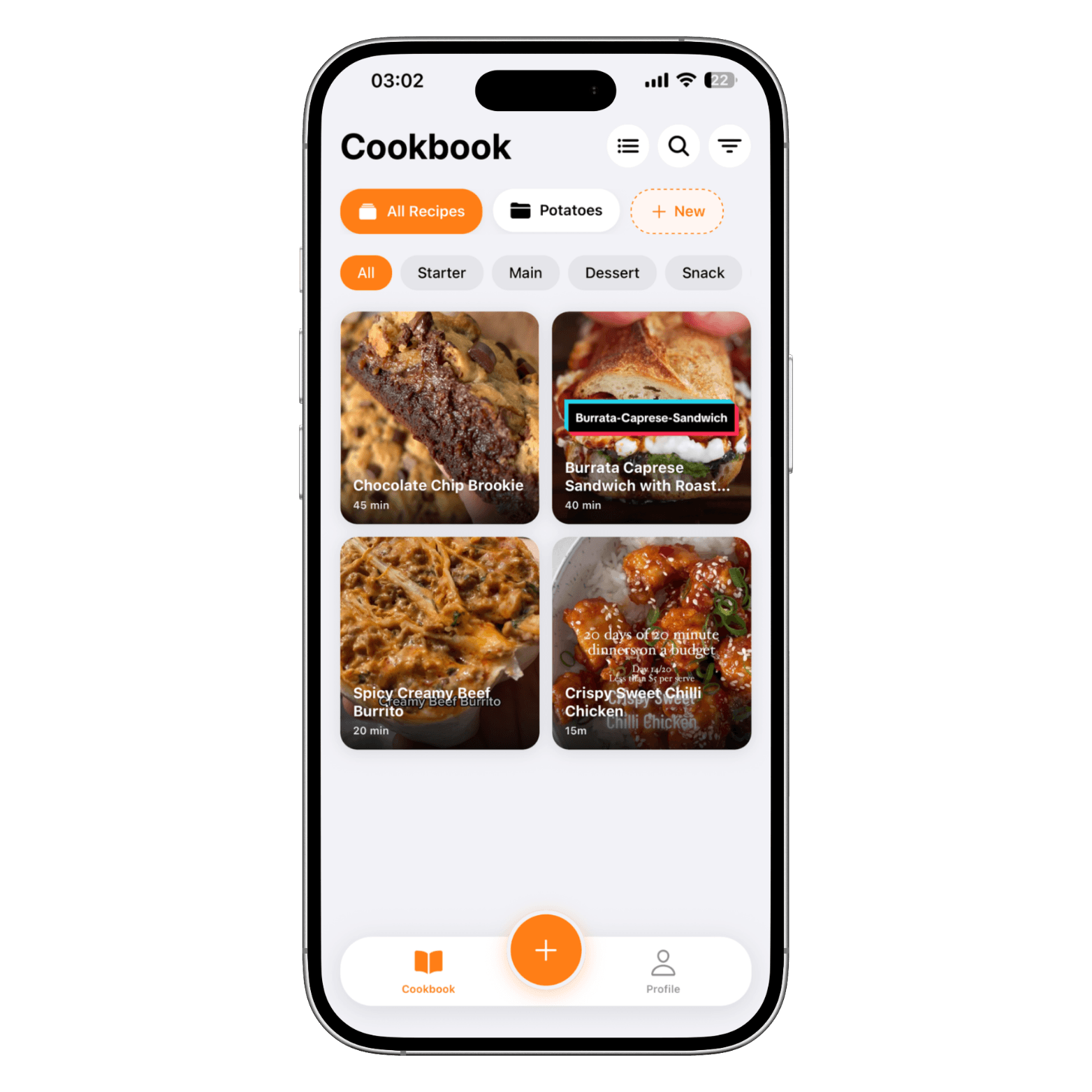 App Screenshot Recipe